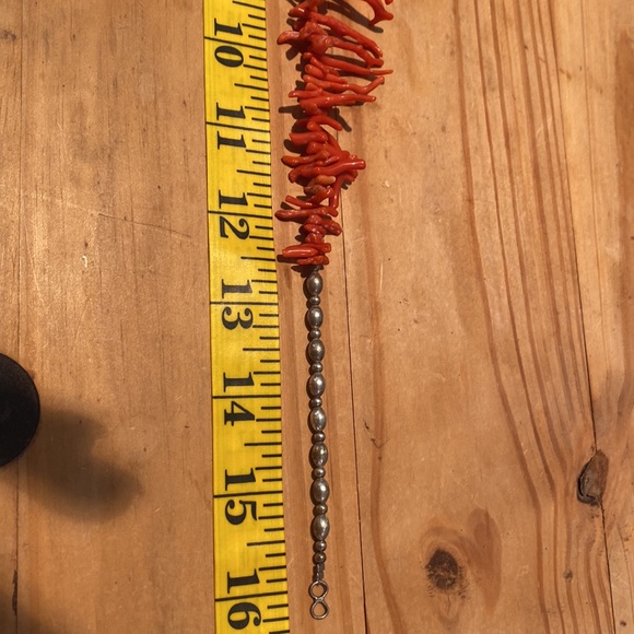πΊπΊπΊ VINTAGE GENUINE CORAL NECKLACE πΊπΊπΊ - Picture 8 of 9